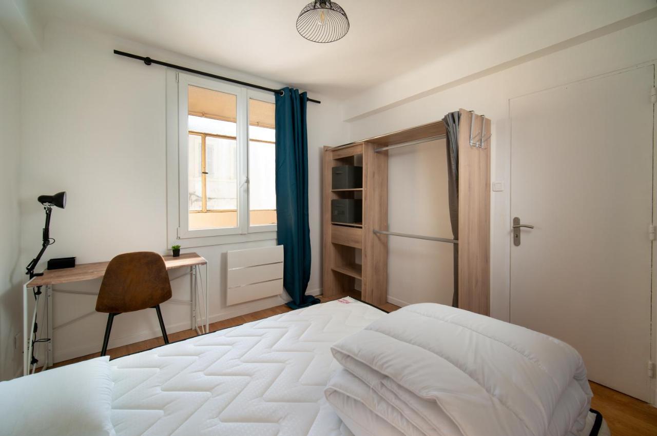 Grand Appartement 3 Chambres Avec Clim Et Balcon Marseille Eksteriør bilde